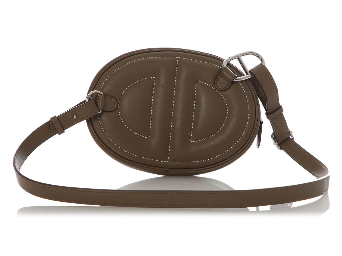 Hermès Etoupe Swift Loop Belt Bag - Image 4