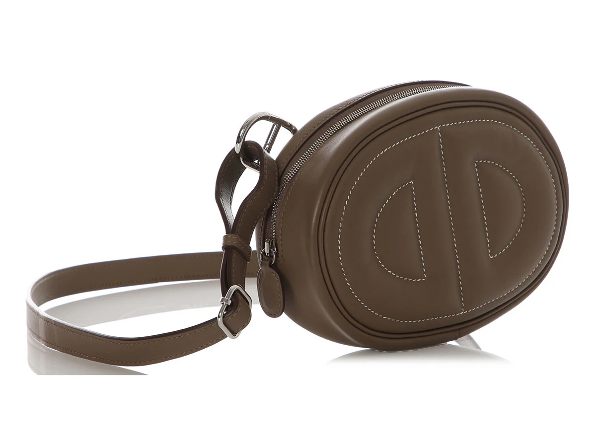 Hermès Etoupe Swift Loop Belt Bag - Image 5