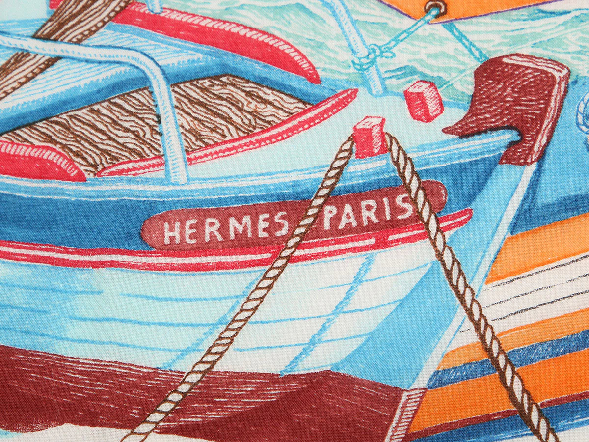 Hermès Bord à Bord Cotton Scarf 80cm - Image 3