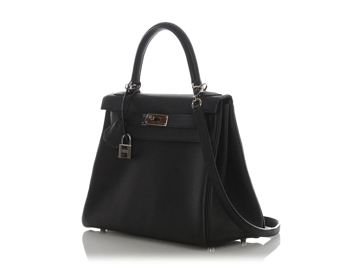 Hermès Black Togo Kelly 28 - Image 3