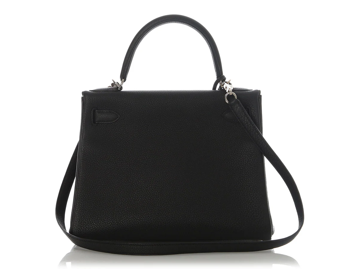 Hermès Black Togo Kelly 28 - Image 4