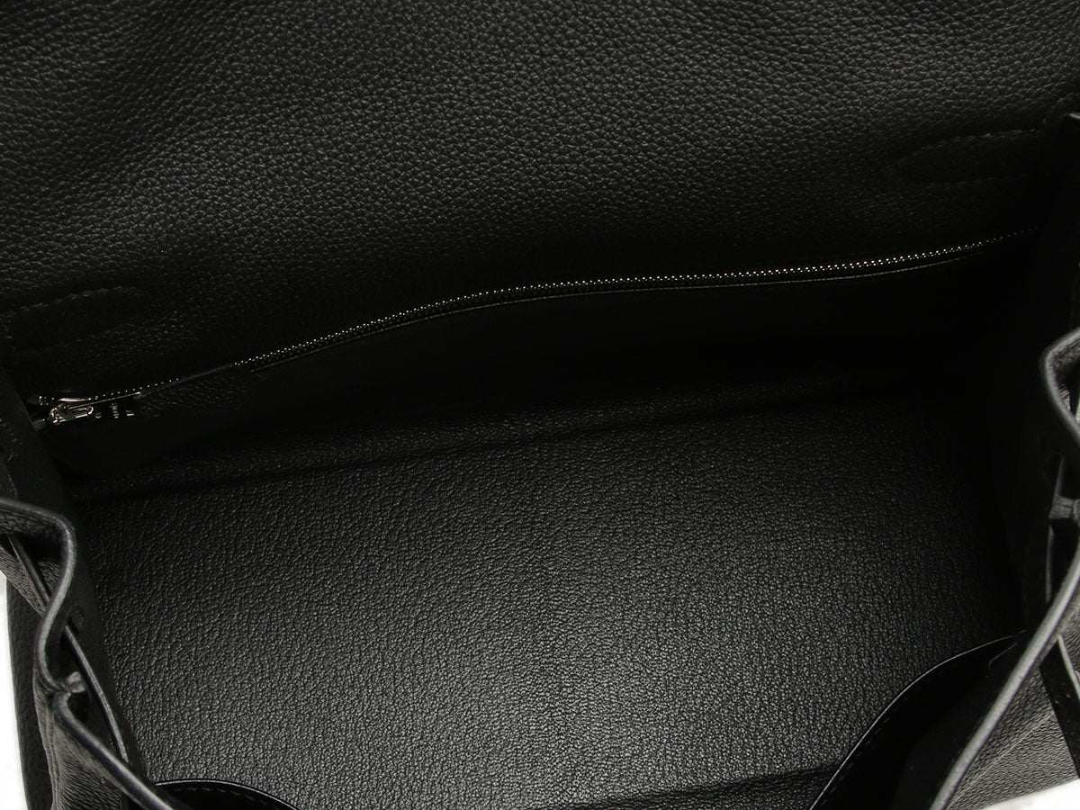 Hermès Black Togo Kelly 28 - Image 8