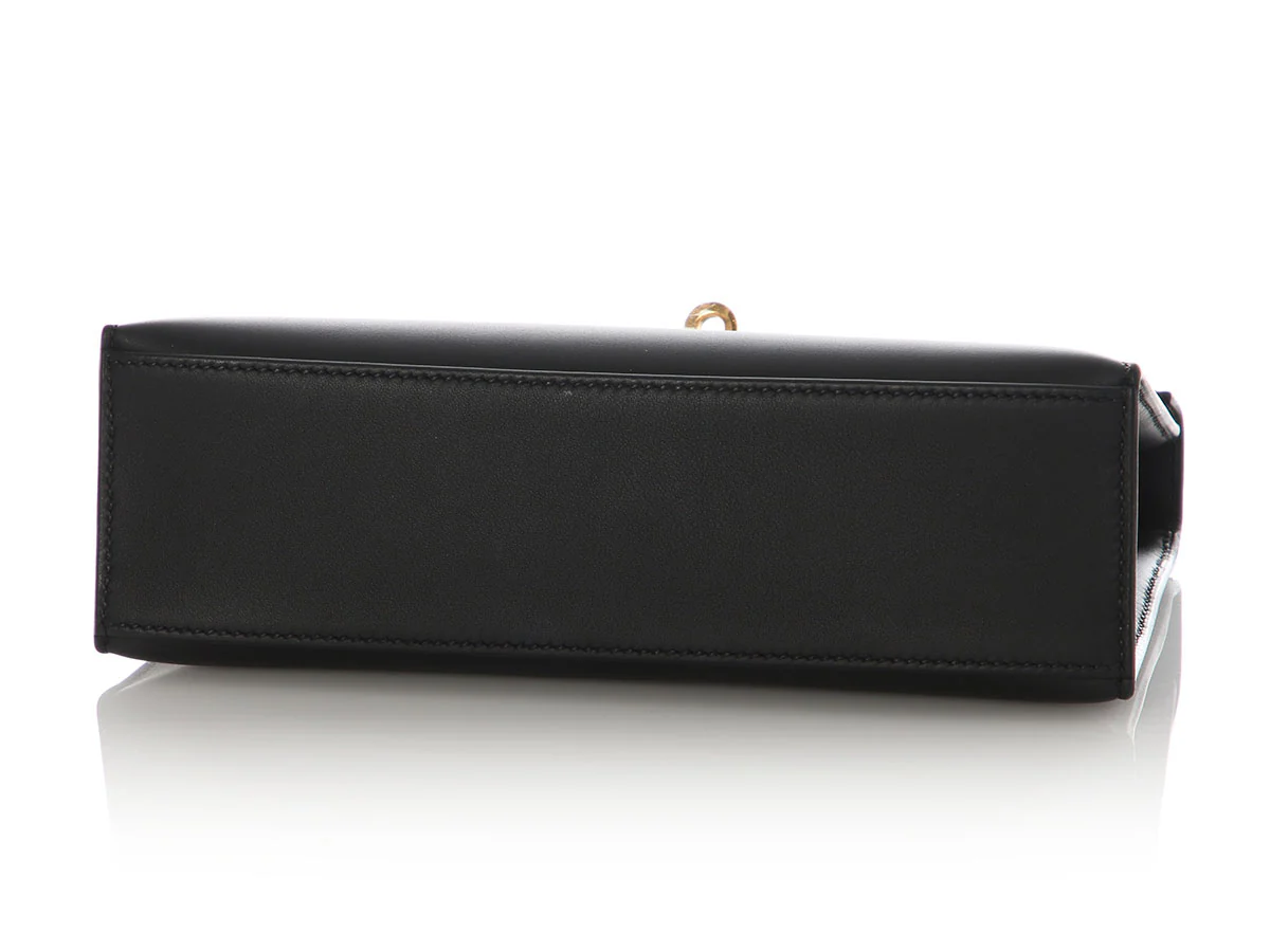 Hermès Black Swift Kelly Pochette - Image 6