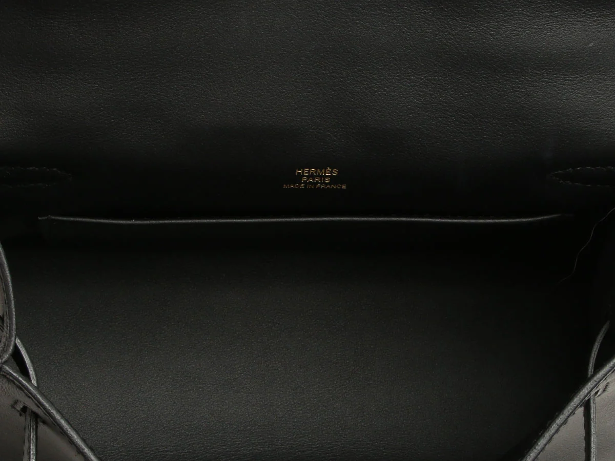 Hermès Black Swift Kelly Pochette - Image 8