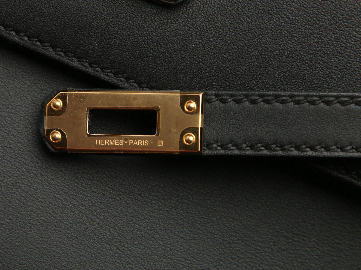 Hermès Black Swift Kelly Pochette - Image 9