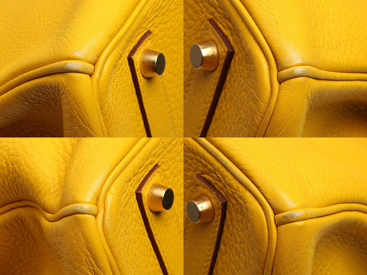 Hermès Jaune Clémence Birkin 35 - Image 8