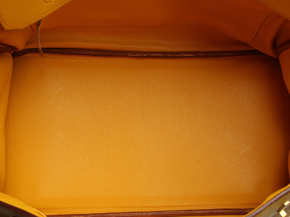 Hermès Jaune Clémence Birkin 35 - Image 9