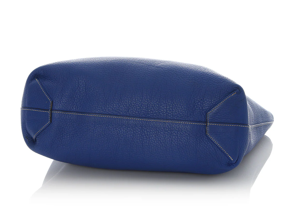 Hermès Bleu Électrique and Graphite Clémence Double Sens 36 - Image 6