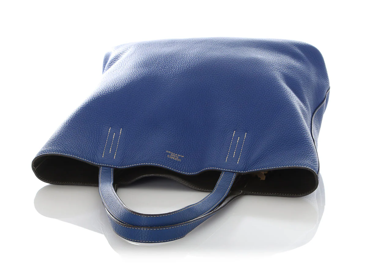 Hermès Bleu Électrique and Graphite Clémence Double Sens 36 - Image 7