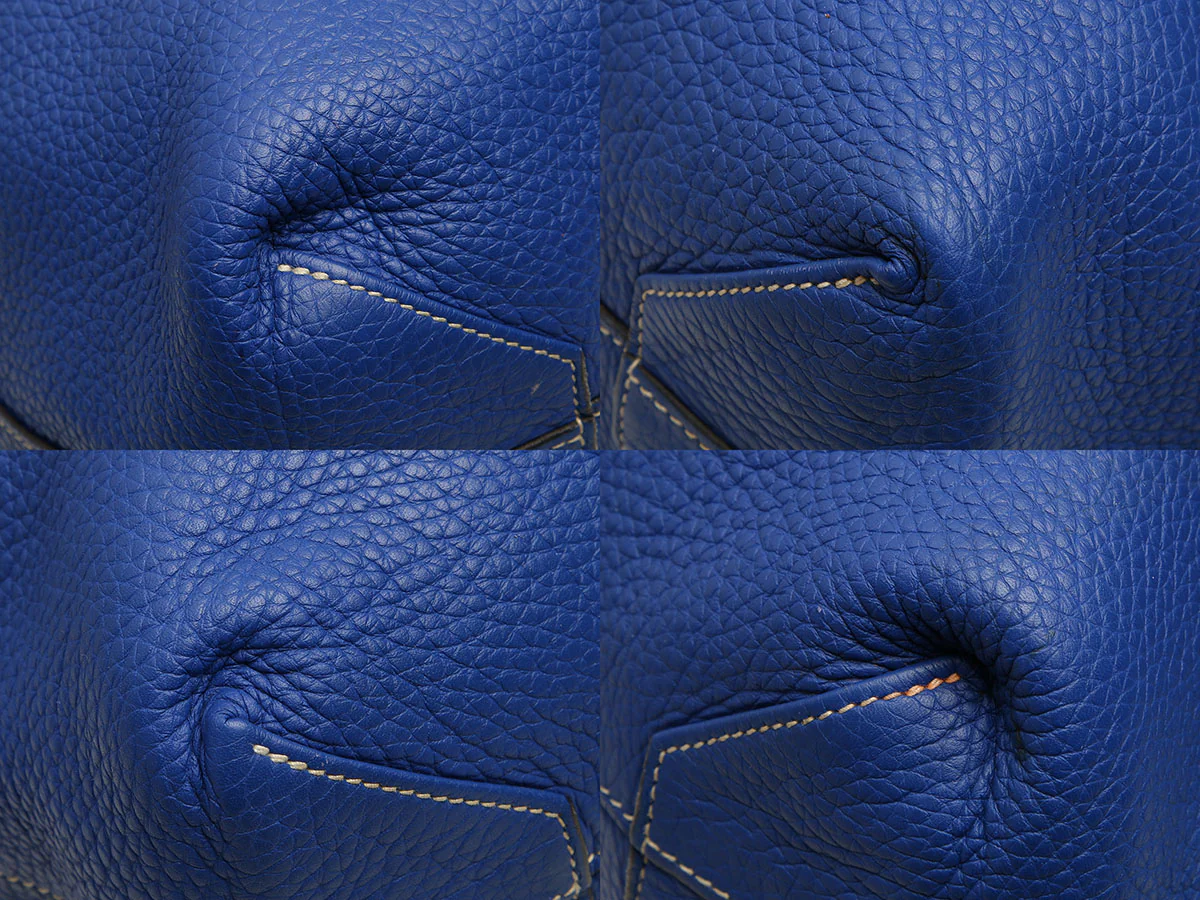 Hermès Bleu Électrique and Graphite Clémence Double Sens 36 - Image 9