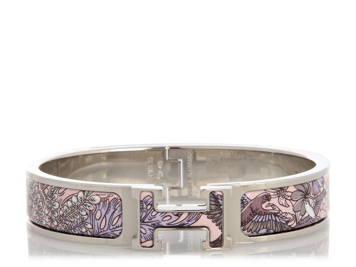 Hermès Sous un Battement d'Ailes Clic Clac Bracelet
