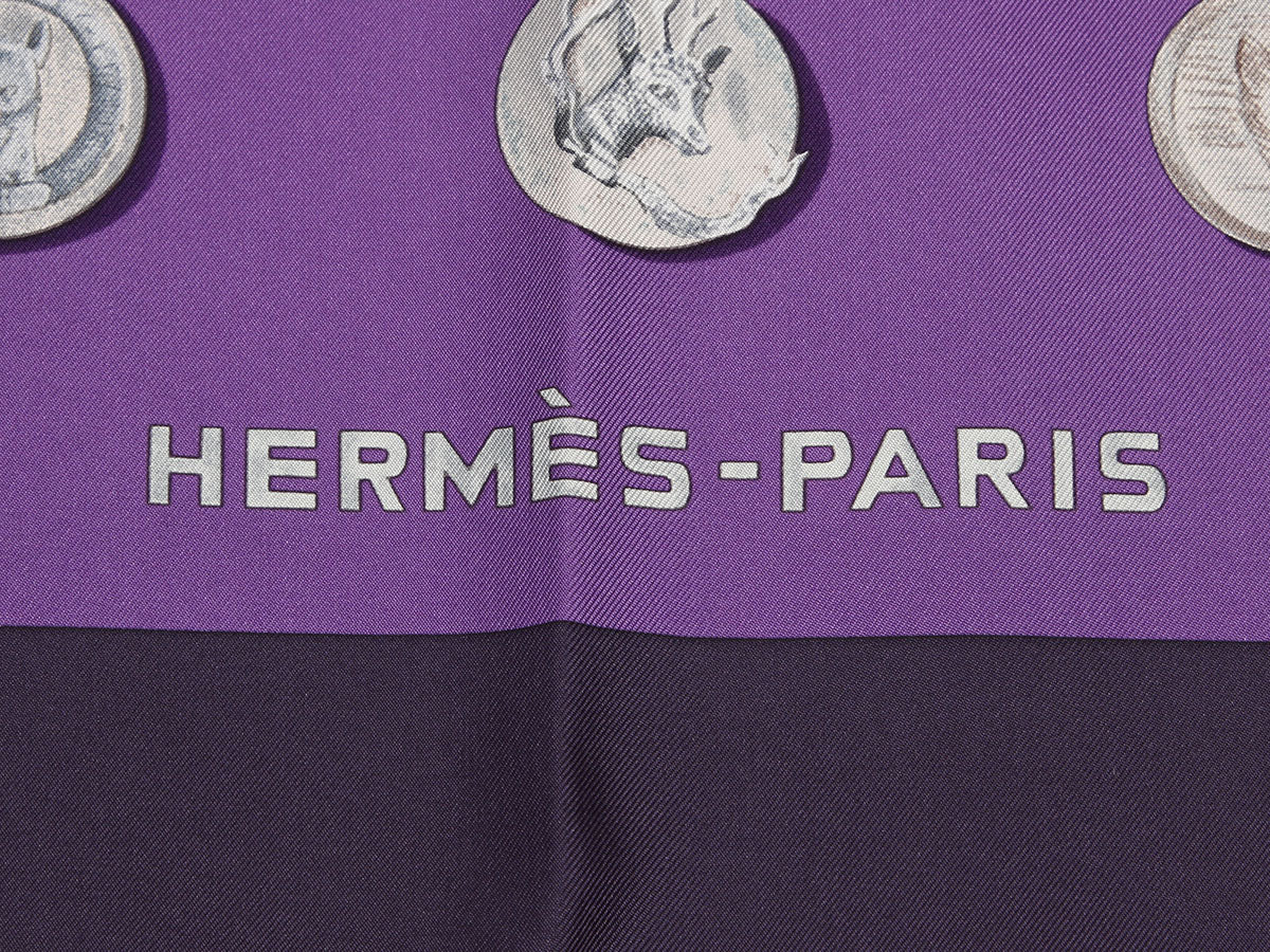Hermès Boutons de Venerie Silk Scarf 90cm - Image 3