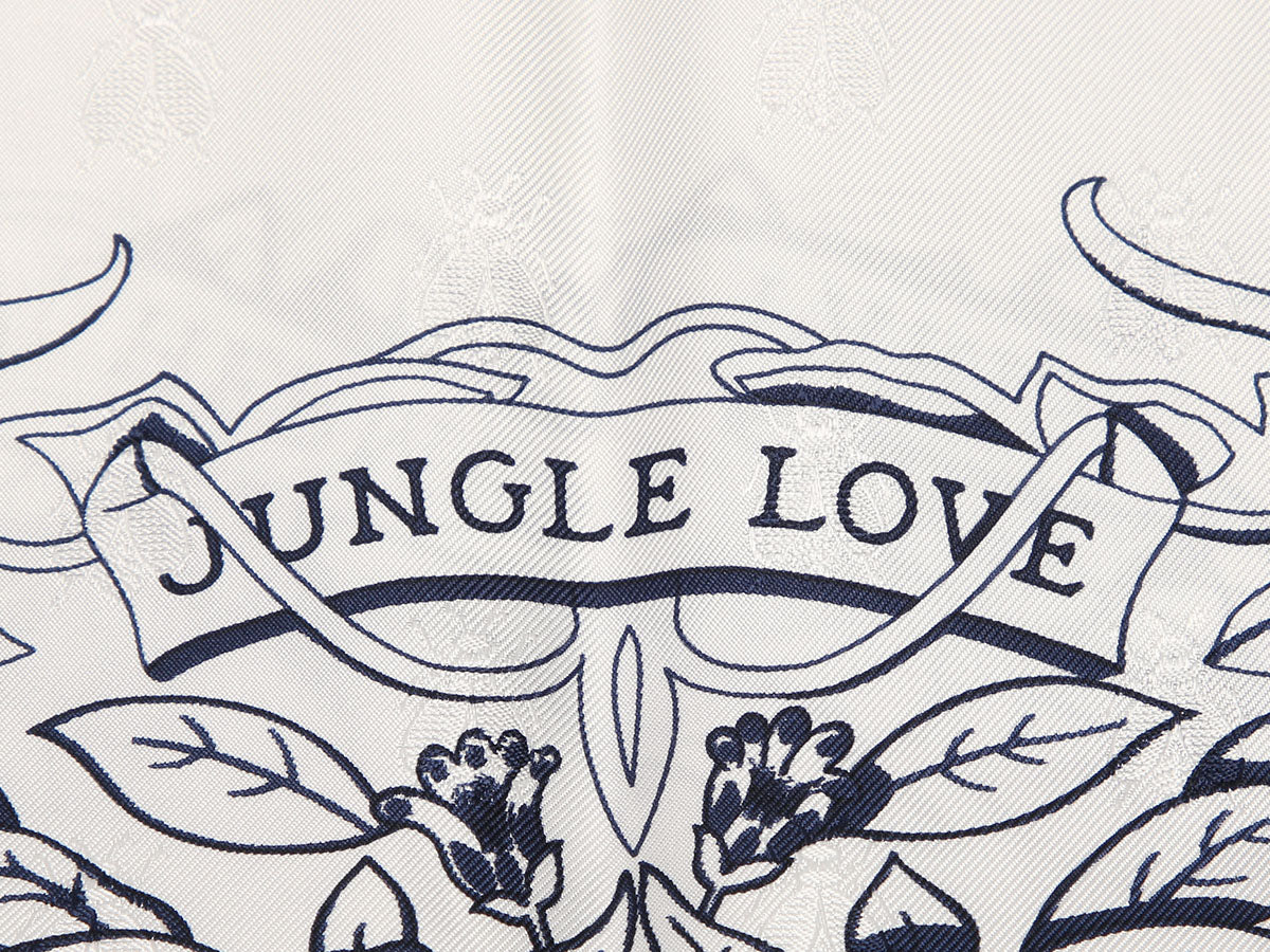 Hermès Tatouage Jungle Love Jacquard Silk Scarf 90cm - Image 2