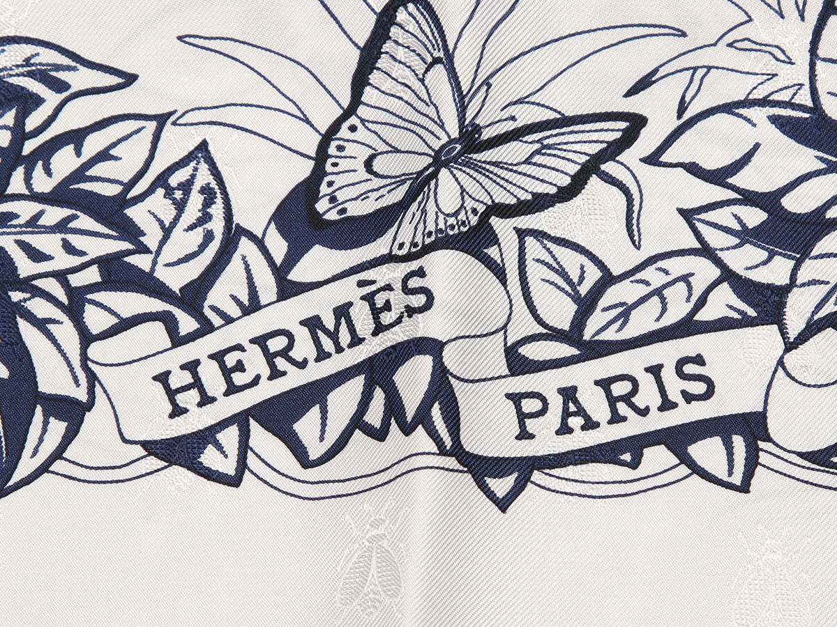Hermès Tatouage Jungle Love Jacquard Silk Scarf 90cm - Image 3