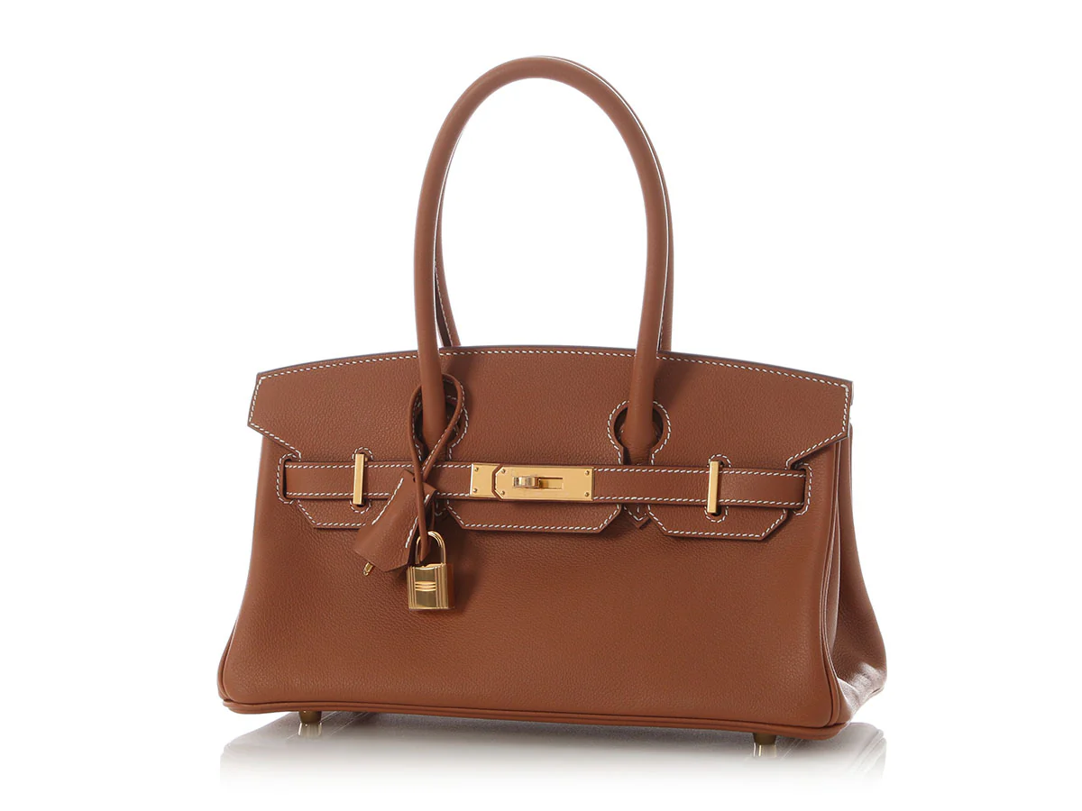 Hermès Gold Evercolor Shoulder Birkin 29 - Image 2