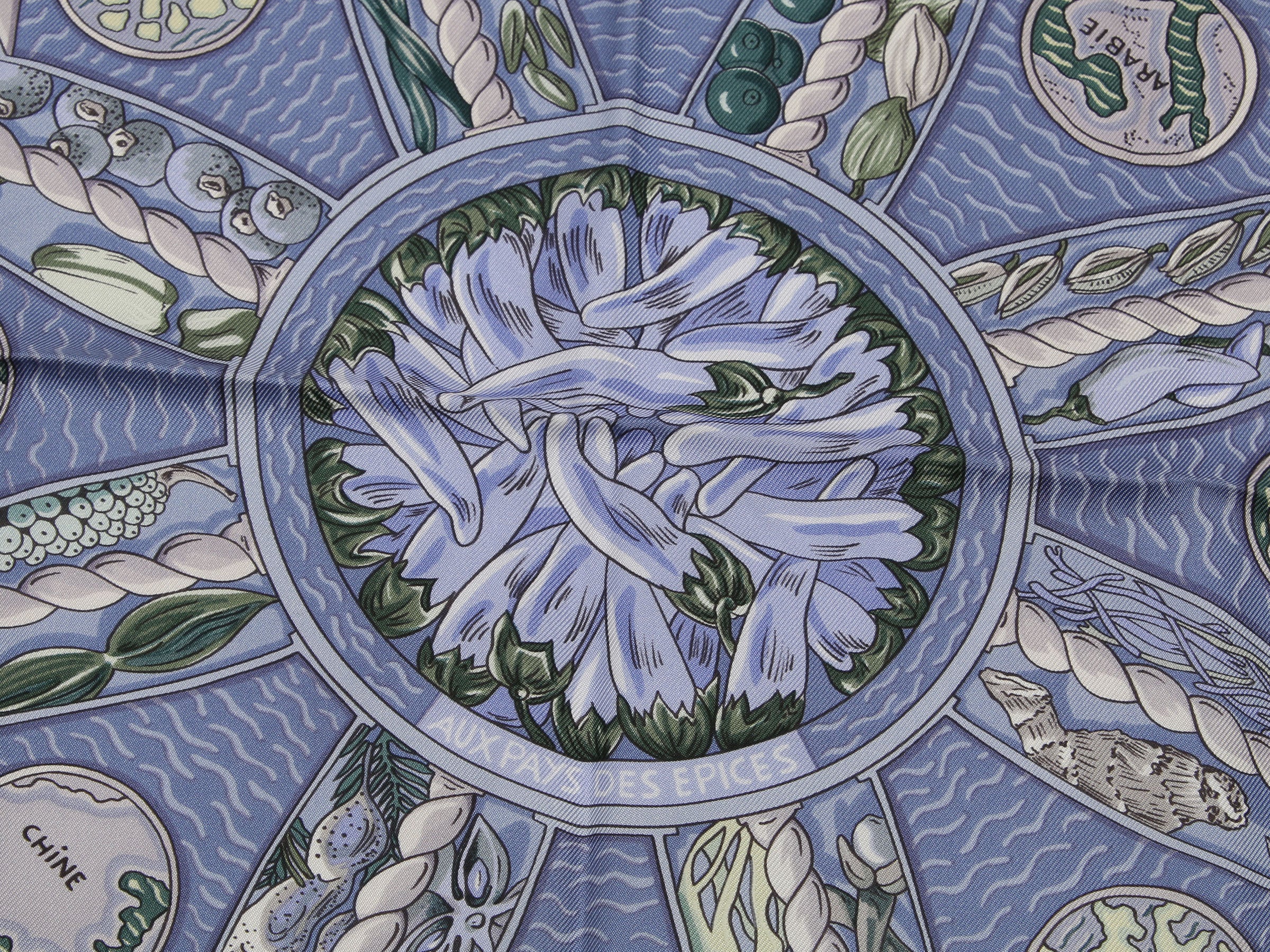 Hermès aux Pays des Épices Silk Scarf 90cm - Image 2