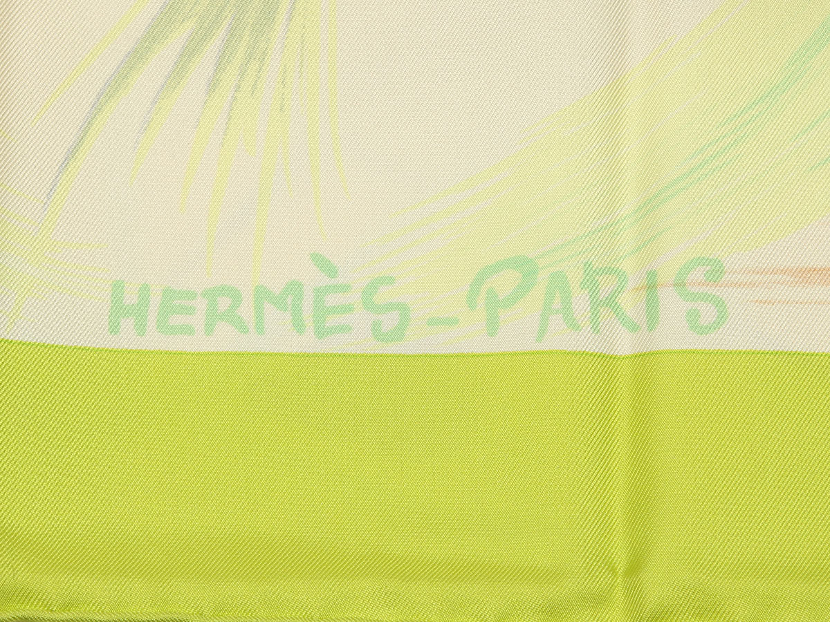 Hermès La Tour Eiffel S'envole Silk Scarf 90cm - Image 3