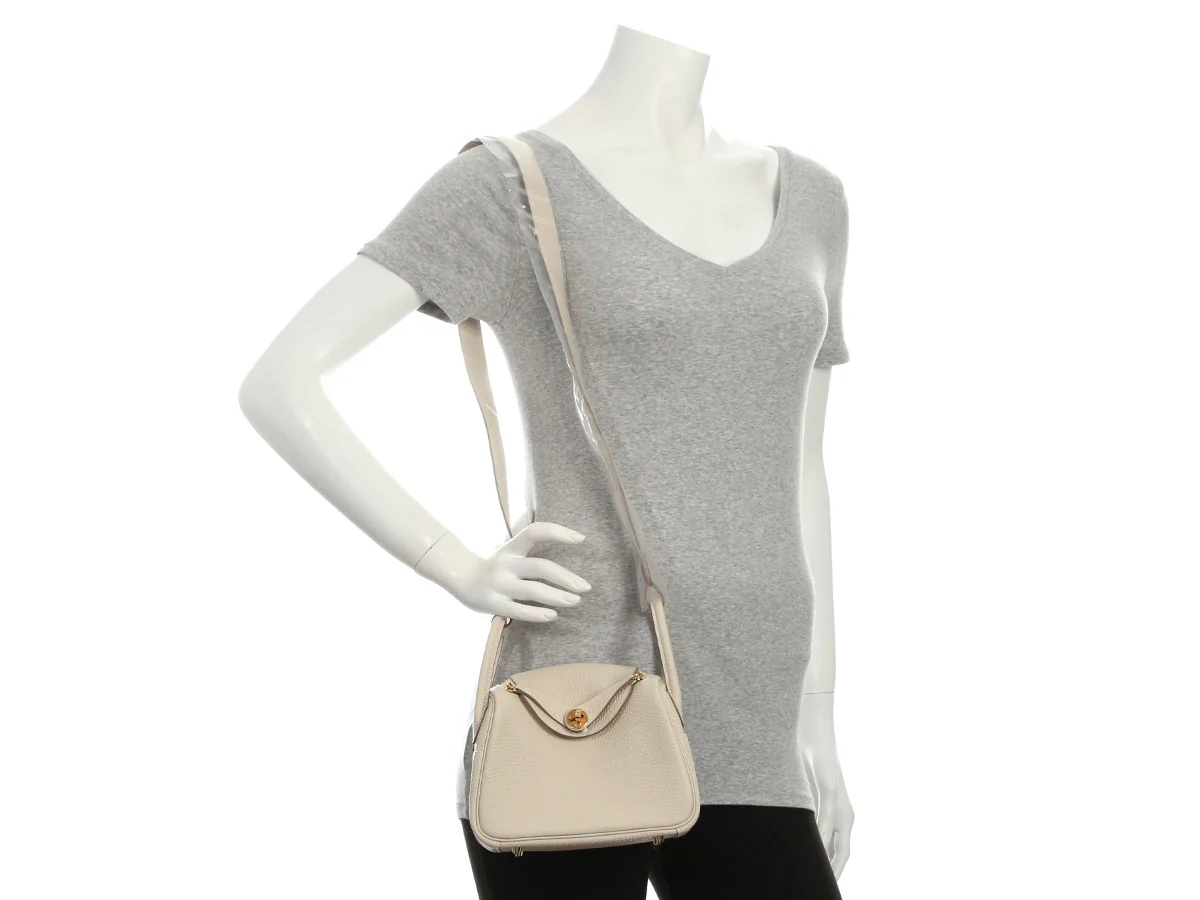 Hermès Mini Craie Clémence Lindy 20 - Image 11