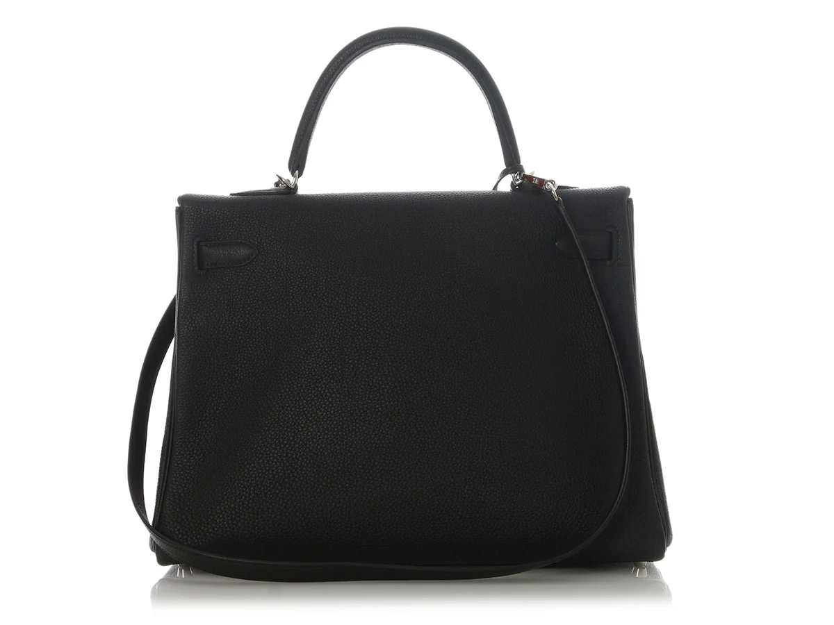 Hermès Black Togo Kelly 35 - Image 4