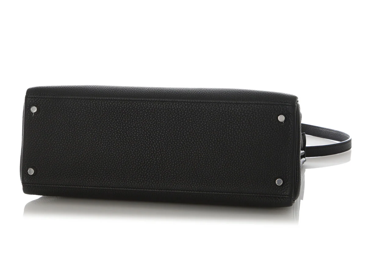 Hermès Black Togo Kelly 35 - Image 6