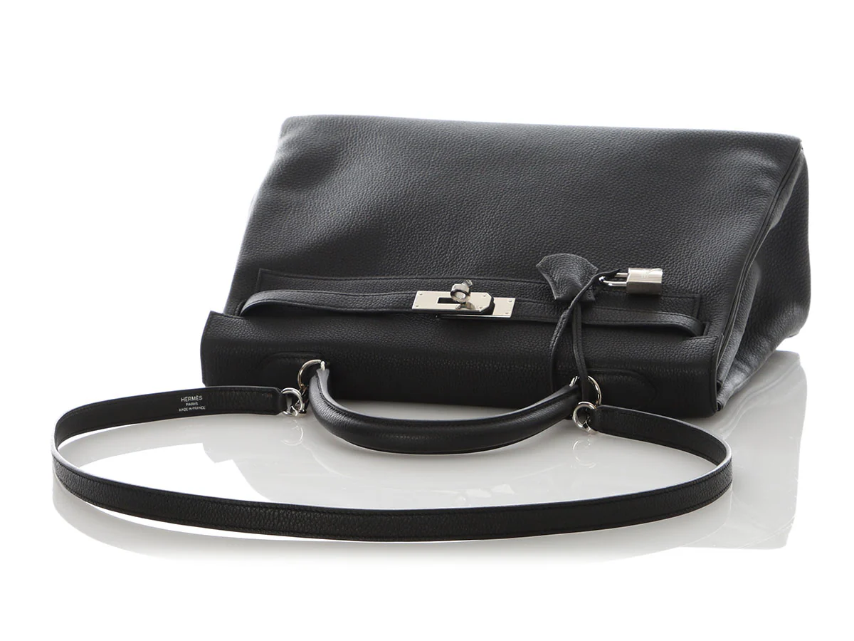 Hermès Black Togo Kelly 35 - Image 7
