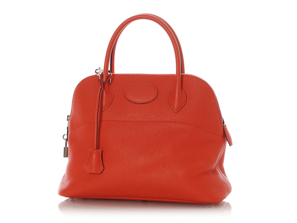 Hermès Orange Clémence Bolide 31 - Image 2