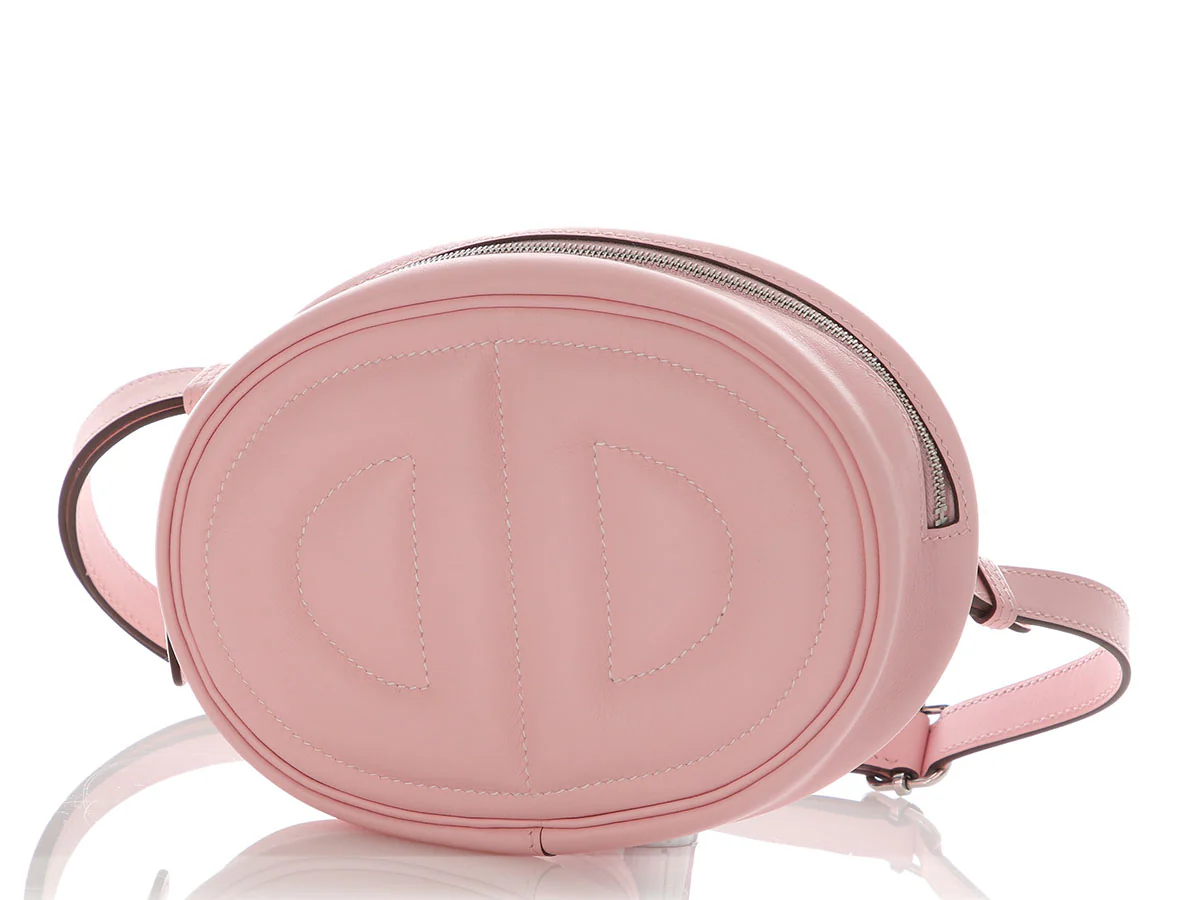 Hermès Rose Sakura Swift In The Loop Belt Bag - Image 2