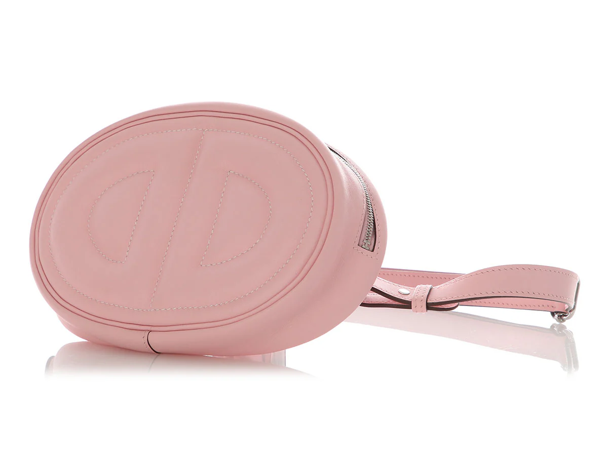 Hermès Rose Sakura Swift In The Loop Belt Bag - Image 3