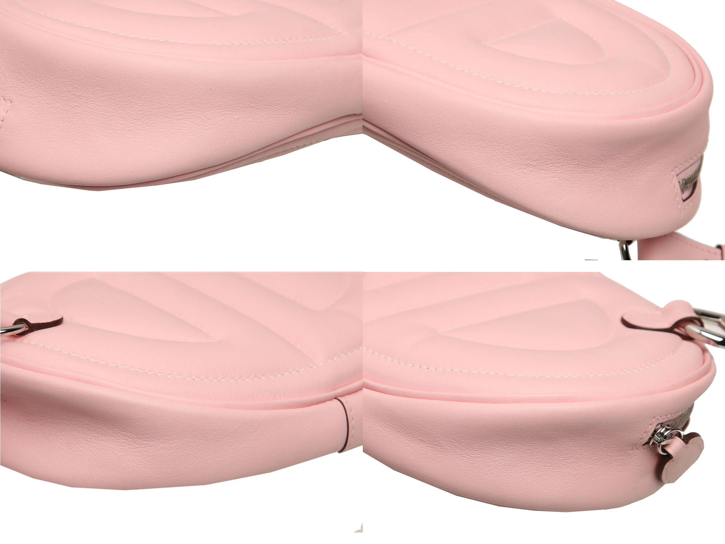 Hermès Rose Sakura Swift In The Loop Belt Bag - Image 9
