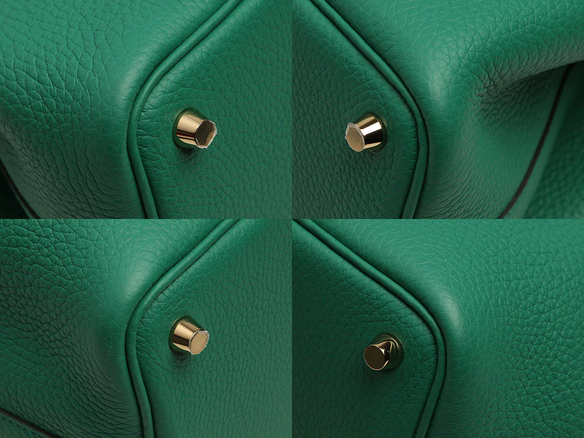 Hermès Vert Vertigo Clémence Picotin Lock 18 - Image 11
