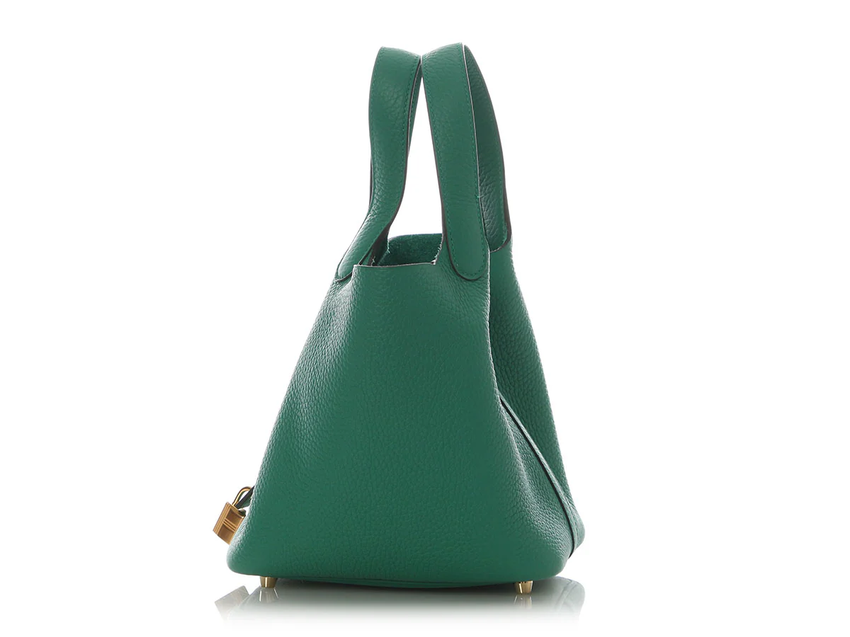 Hermès Vert Vertigo Clémence Picotin Lock 18 - Image 2