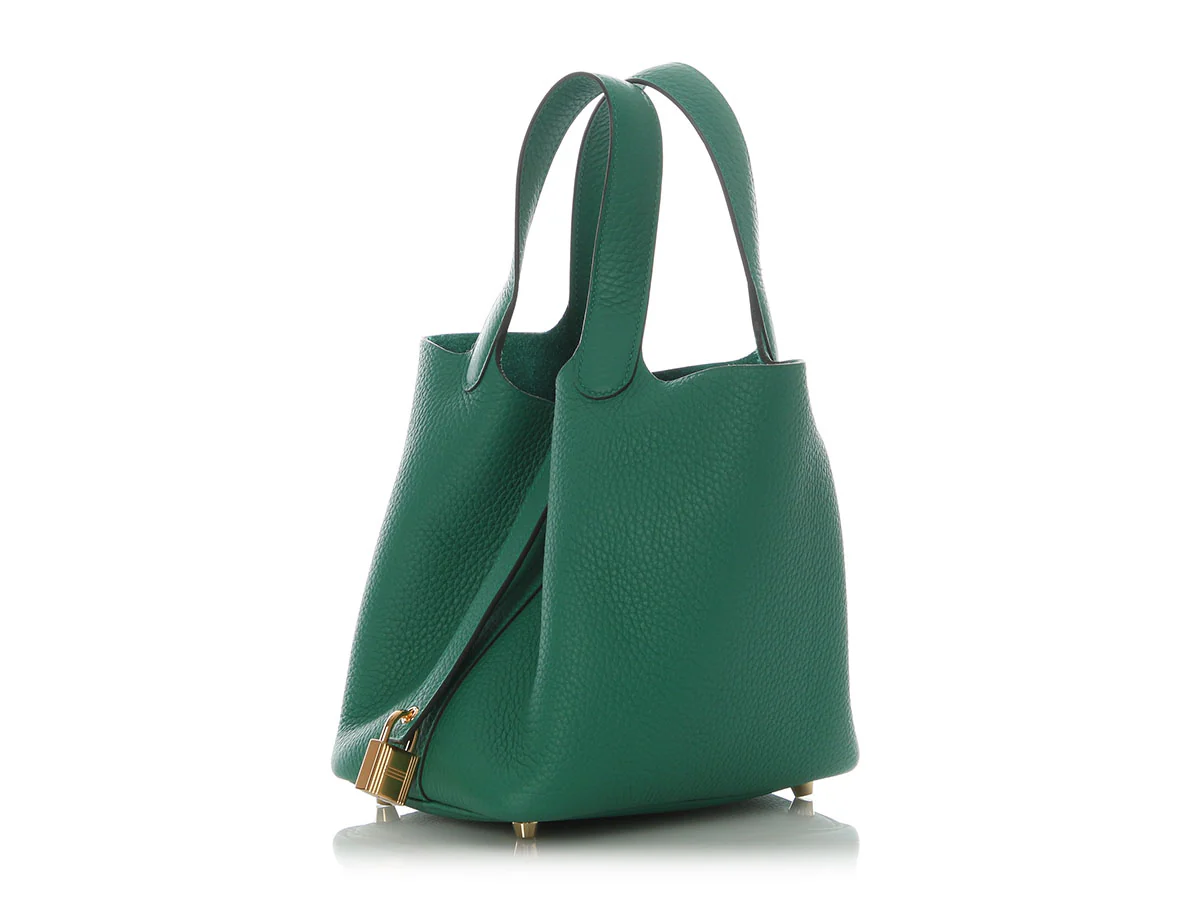 Hermès Vert Vertigo Clémence Picotin Lock 18 - Image 5