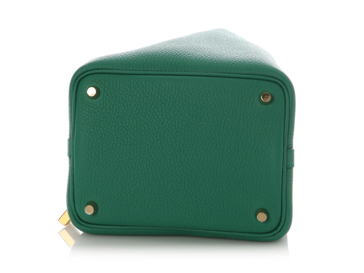 Hermès Vert Vertigo Clémence Picotin Lock 18 - Image 6