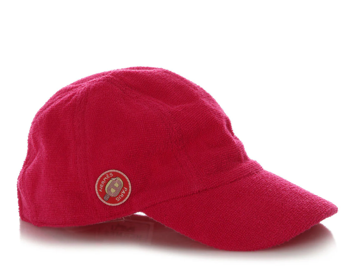 Hermès Rose Funny Ice Cream Davis Hat - Image 4