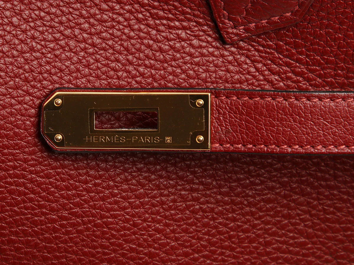 Hermès Rouge H Clémence Birkin 35 - Image 10