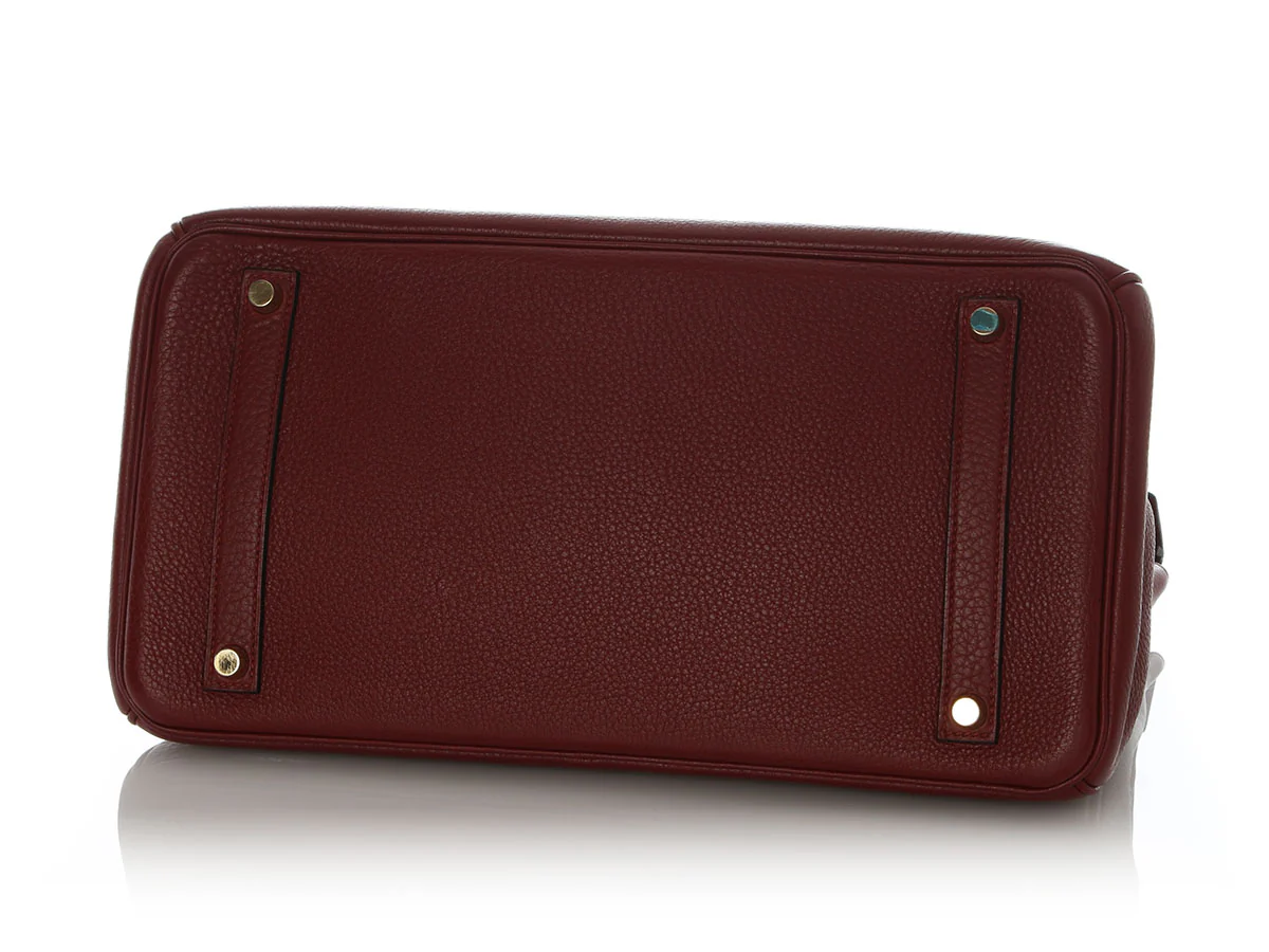 Hermès Rouge H Clémence Birkin 35 - Image 6