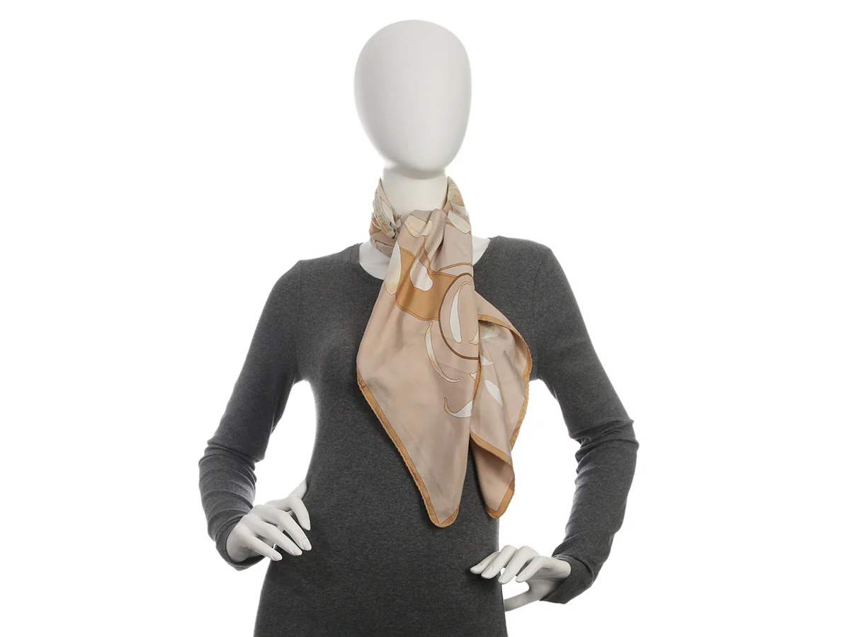 Hermès Au Gre du Vent Silk Scarf 90cm - Image 6
