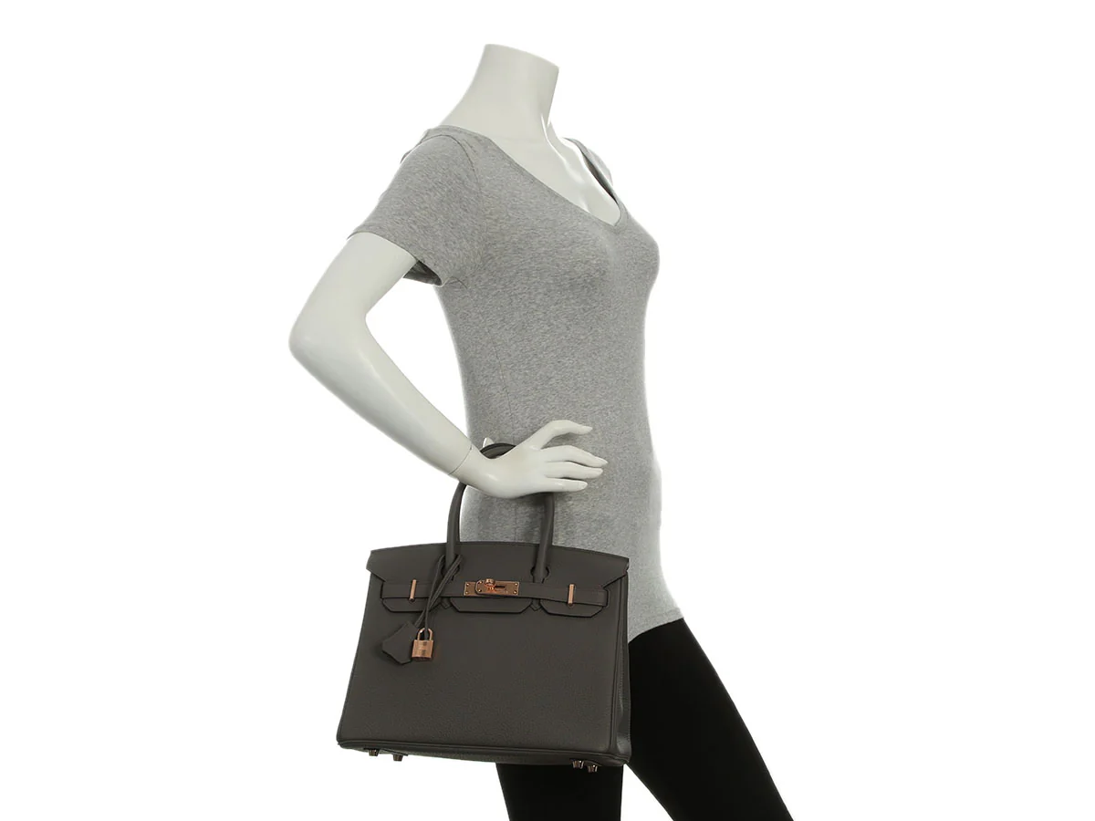Hermès Etain Togo Birkin 30 - Image 11