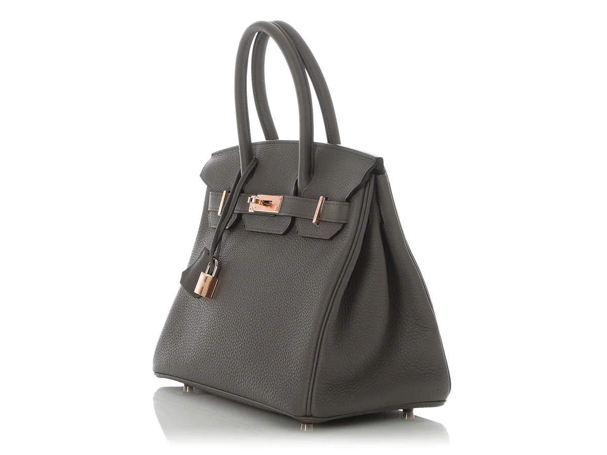 Hermès Etain Togo Birkin 30 - Image 3
