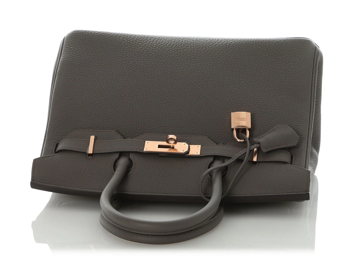 Hermès Etain Togo Birkin 30 - Image 7