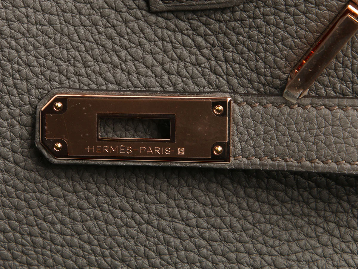 Hermès Etain Togo Birkin 30 - Image 9