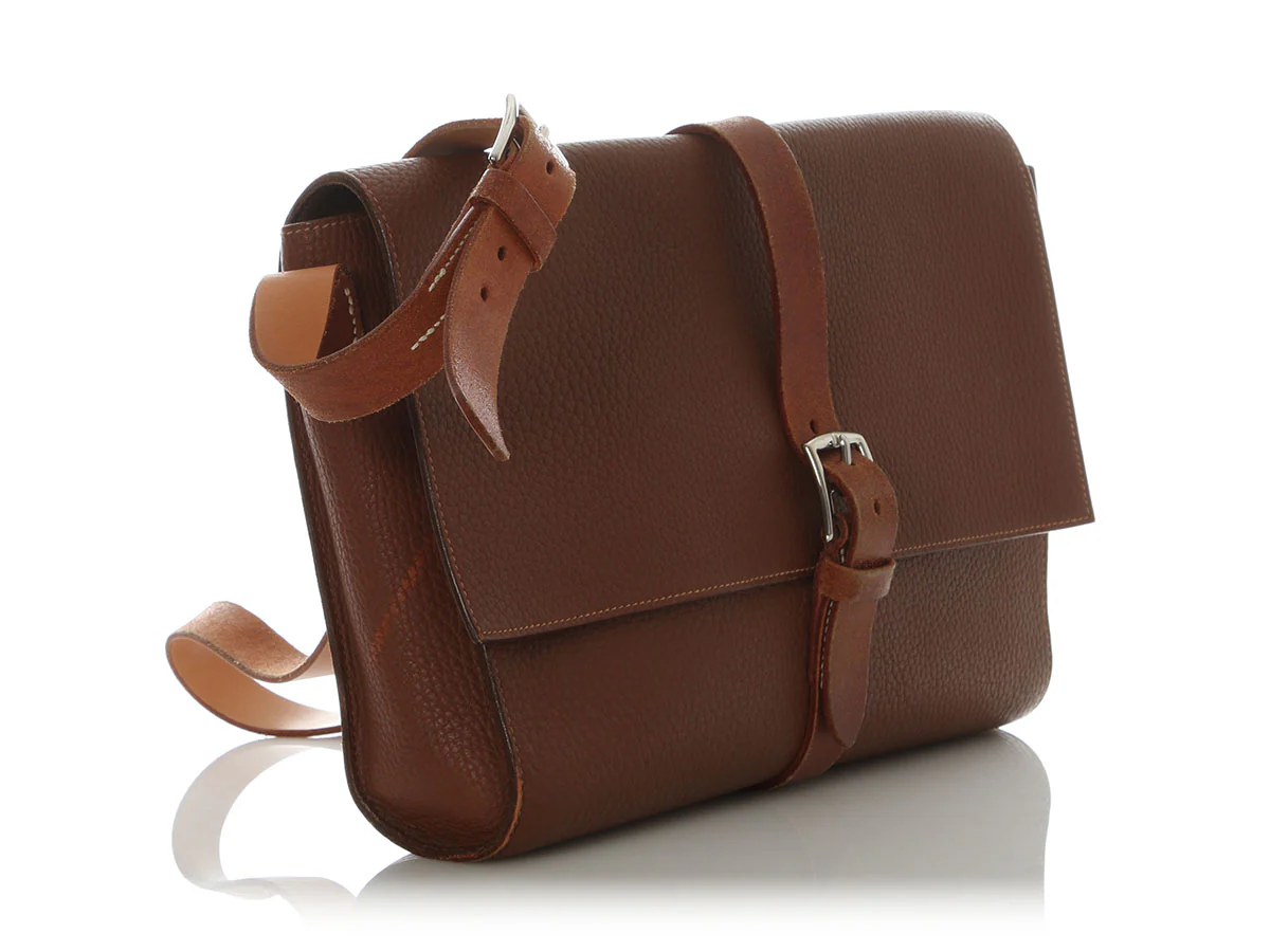 Hermès Sable Fjord Étrivière Messenger Bag - Image 5