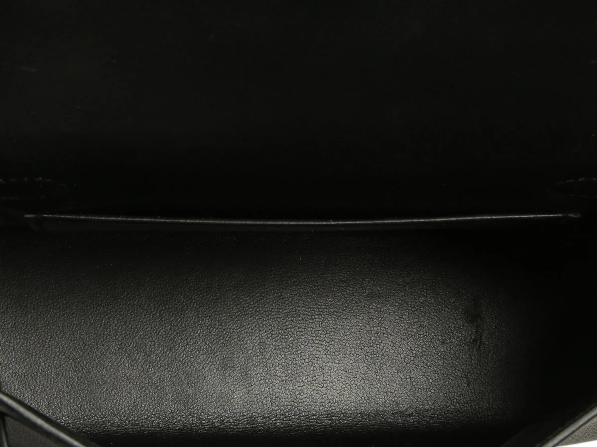 Hermès Black Epsom Mini Kelly 20 - Image 10