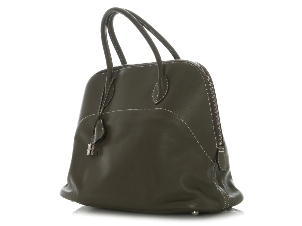 Hermès Etoupe Sikkim Bolide Relax 35 - Image 3