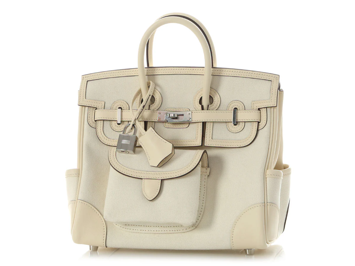 Hermès Nata Toile Goeland Cargo Birkin 25 - Image 2