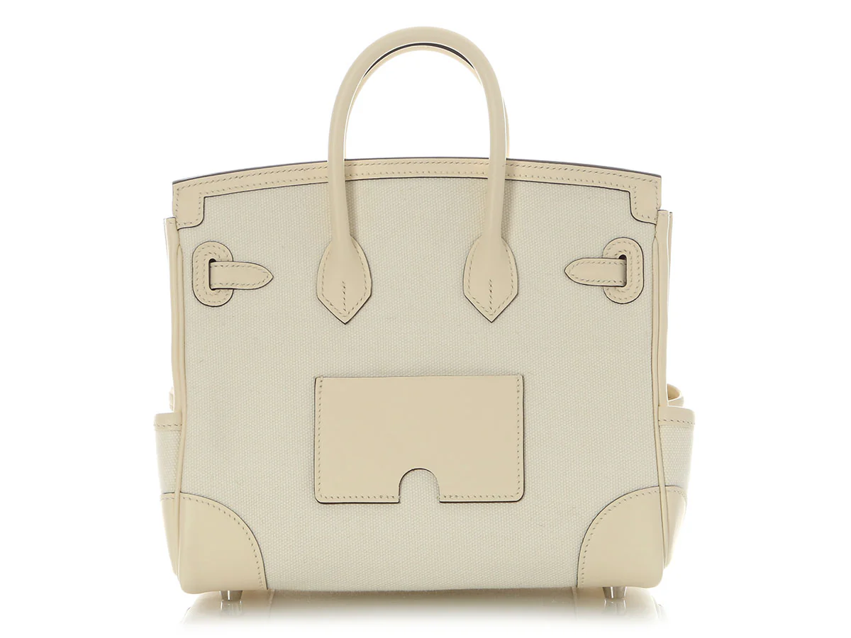 Hermès Nata Toile Goeland Cargo Birkin 25 - Image 4