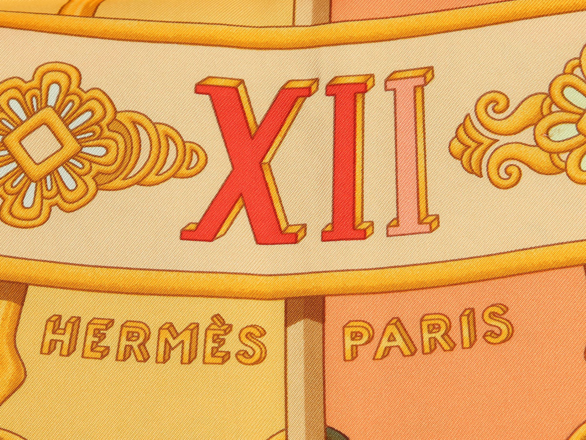 Hermès Limited Edition Carpe Diem Bellagio Las Vegas Silk Scarf 90cm - Image 3
