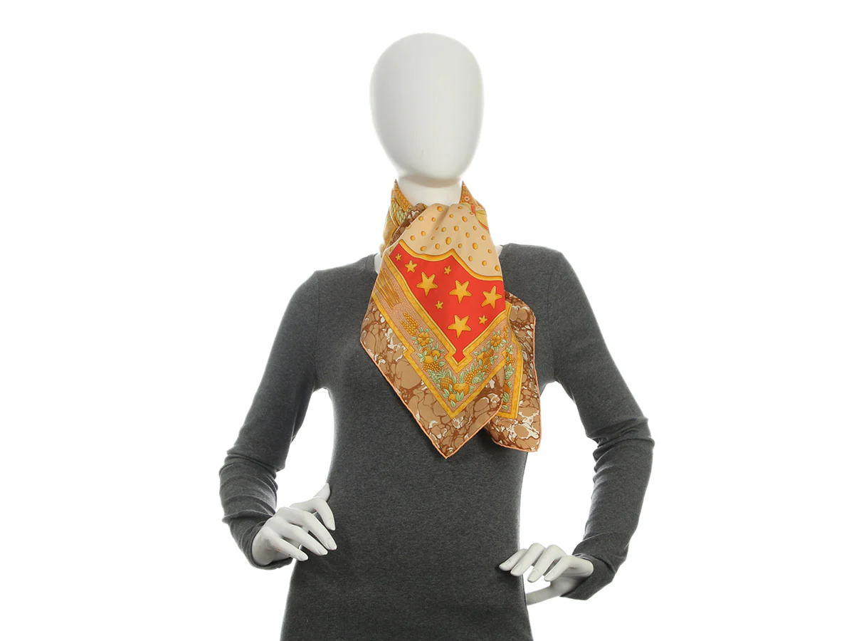 Hermès Limited Edition Carpe Diem Bellagio Las Vegas Silk Scarf 90cm - Image 6