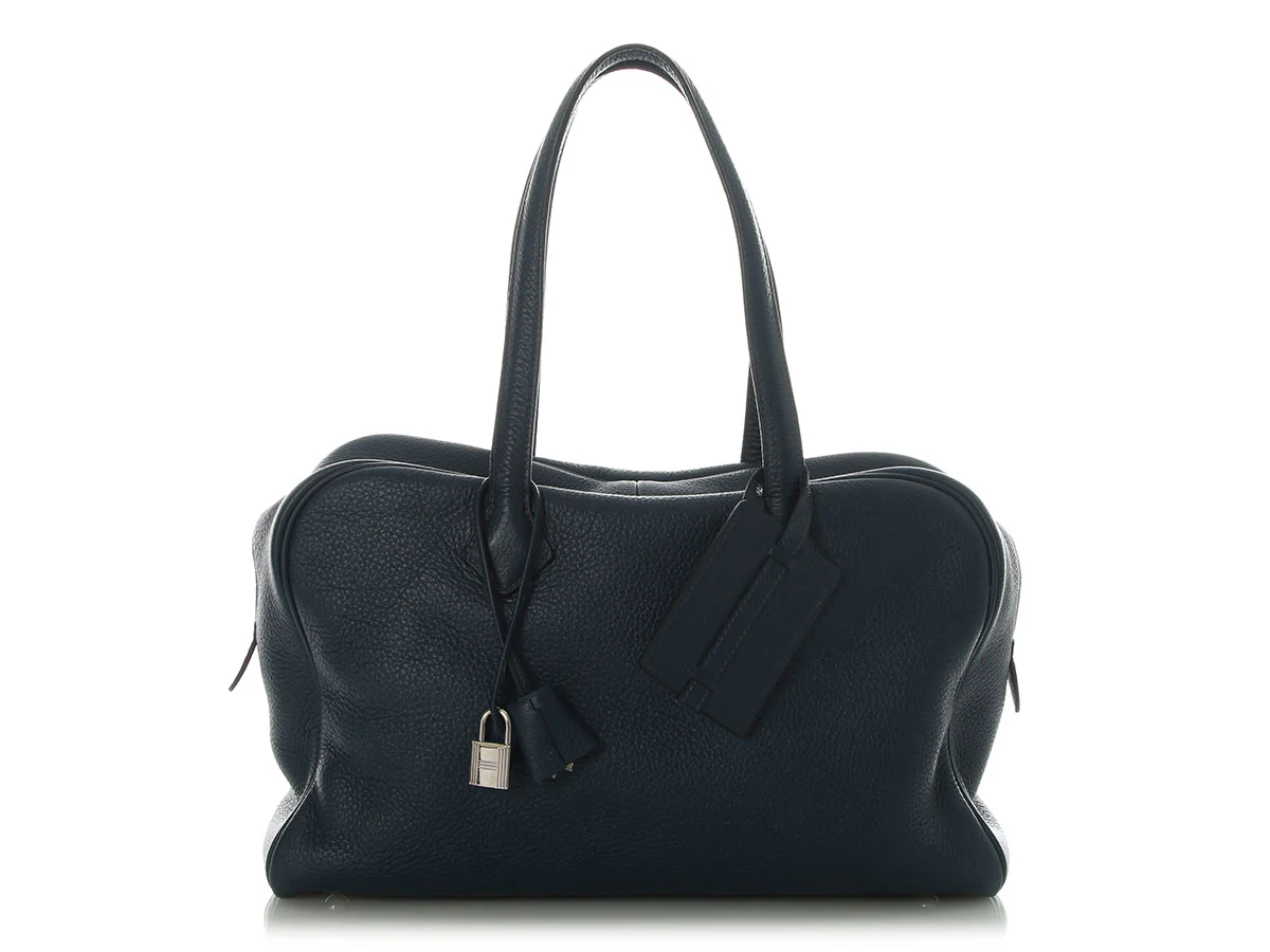 Hermès Bleu de Prusse Clémence Victoria II 35
