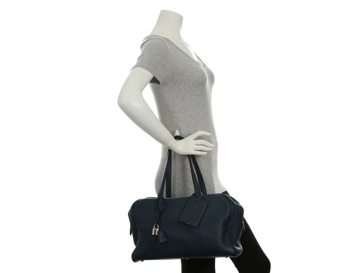 Hermès Bleu de Prusse Clémence Victoria II 35 - Image 10